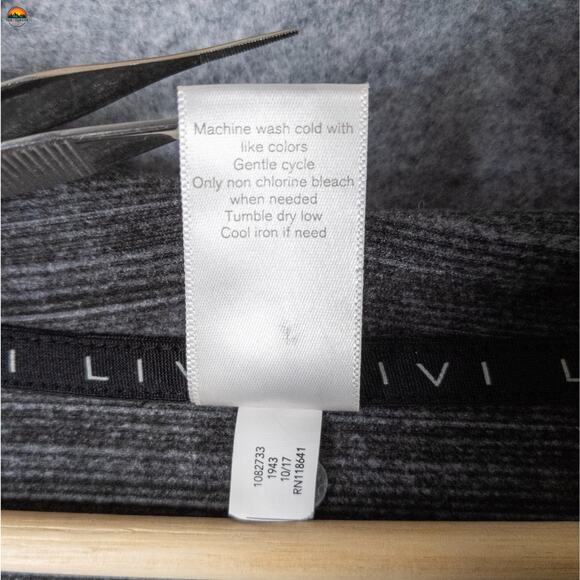 Livi Active Full-Zip Jacket Gray Athleisure Fitness Gym Plus Size Women's 14/16 - Picture 9 of 12